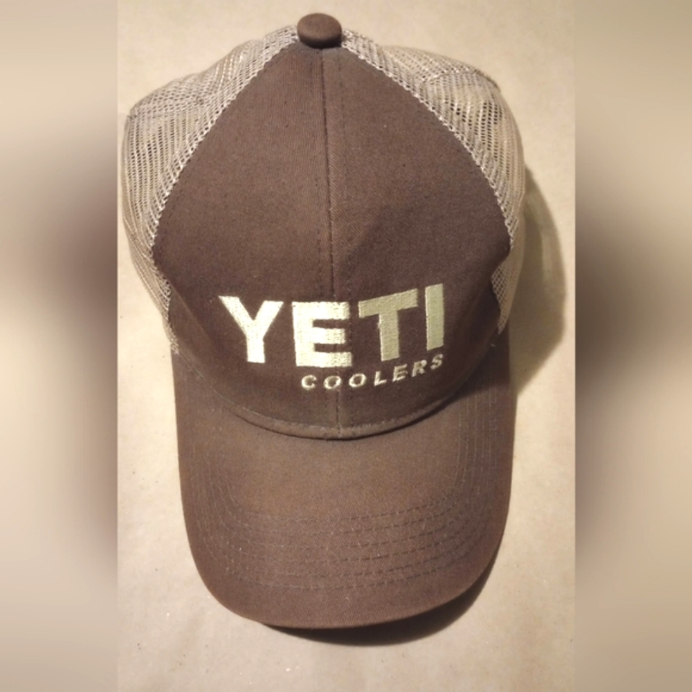 Yeti Cooler Snap Back Truckers Cap